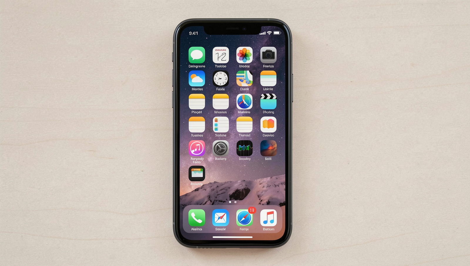 Smartphone displaying multiple apps running in the background with natural lighting.