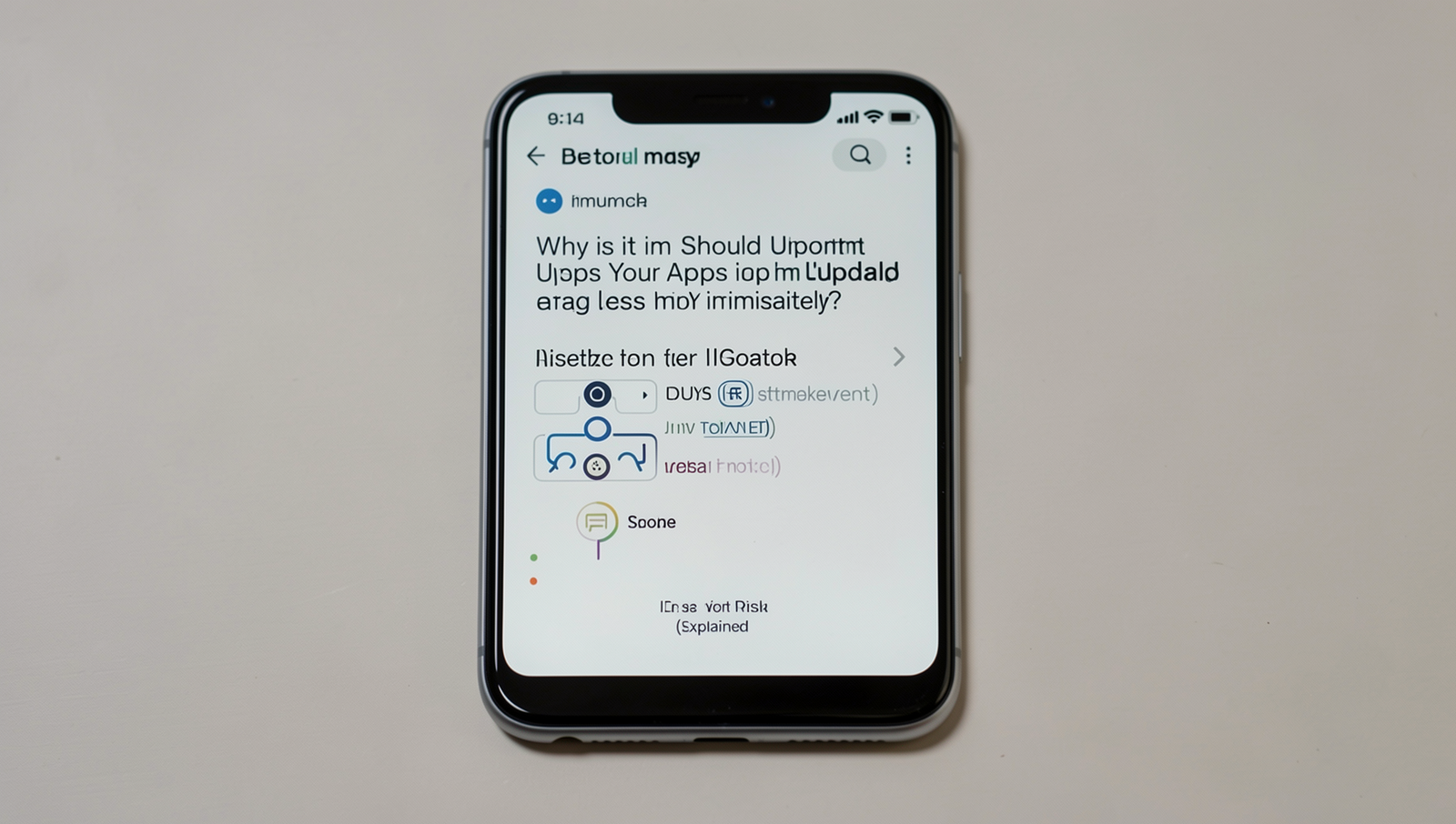 Illustration showing the importance of immediate app updates for security.