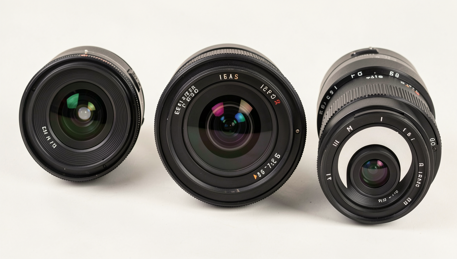 Detailed illustration of various camera sensors and lenses showcasing their features.